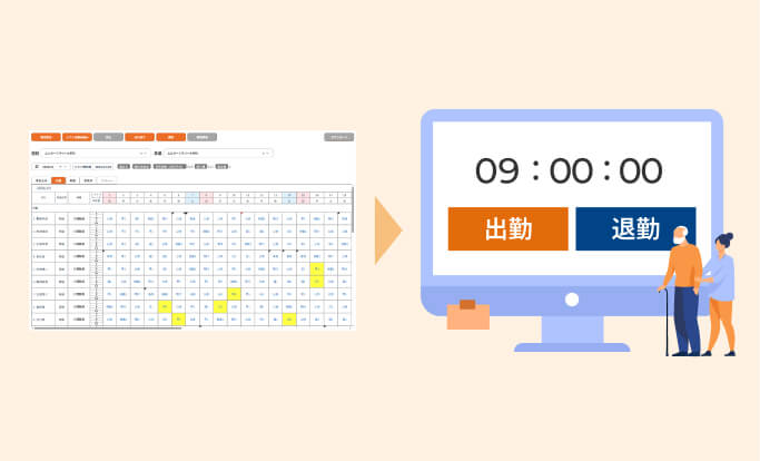 勤怠システム連携